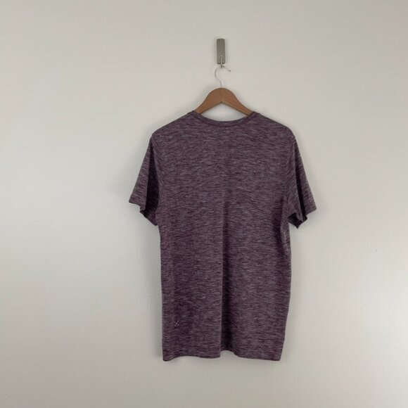 Lululemon Metal Vent Tech Cherry Short Sleeve Seamless Shirt Men's Size Large - Picture 2 of 6